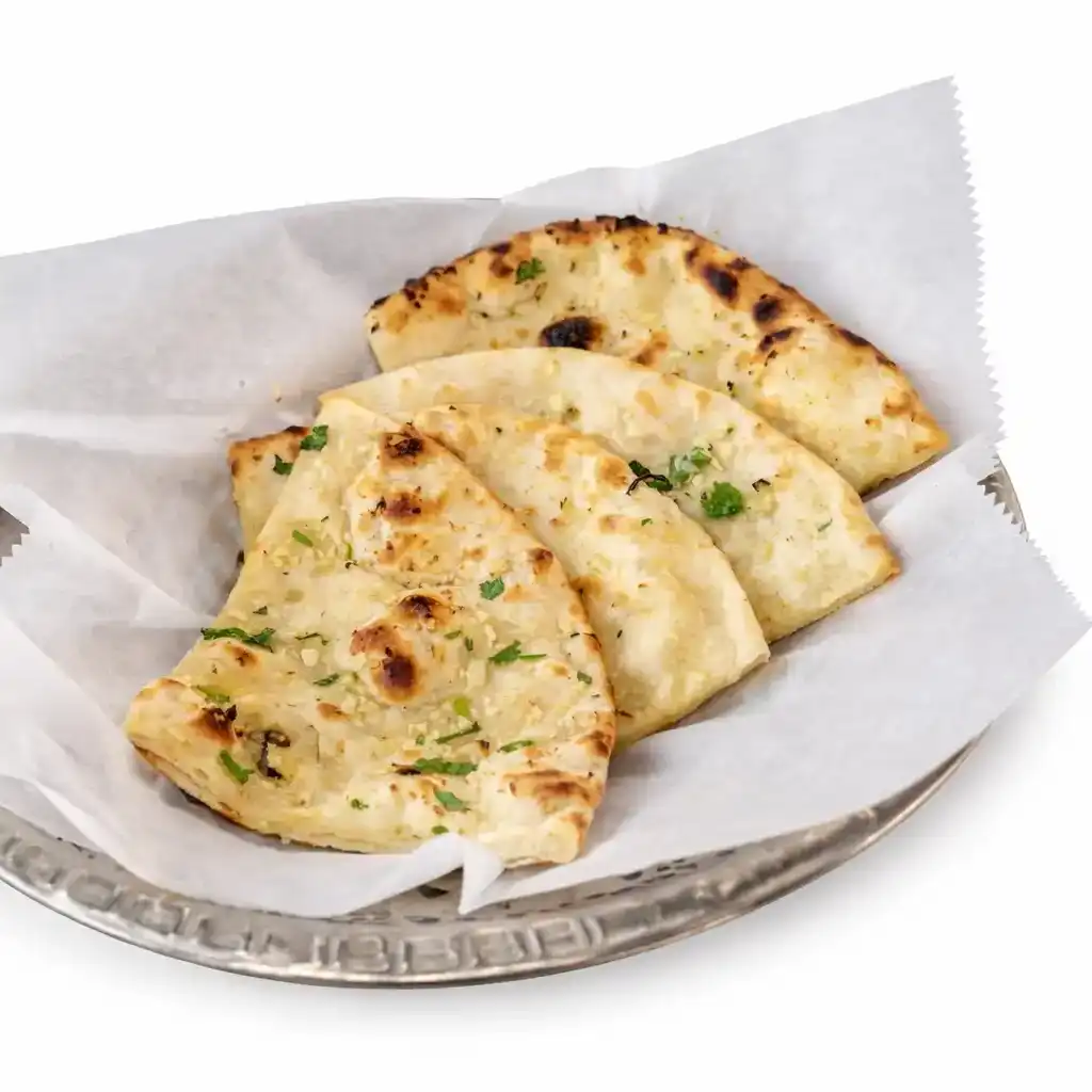 Garlic Naan at Naga's South Indian Cuisine 